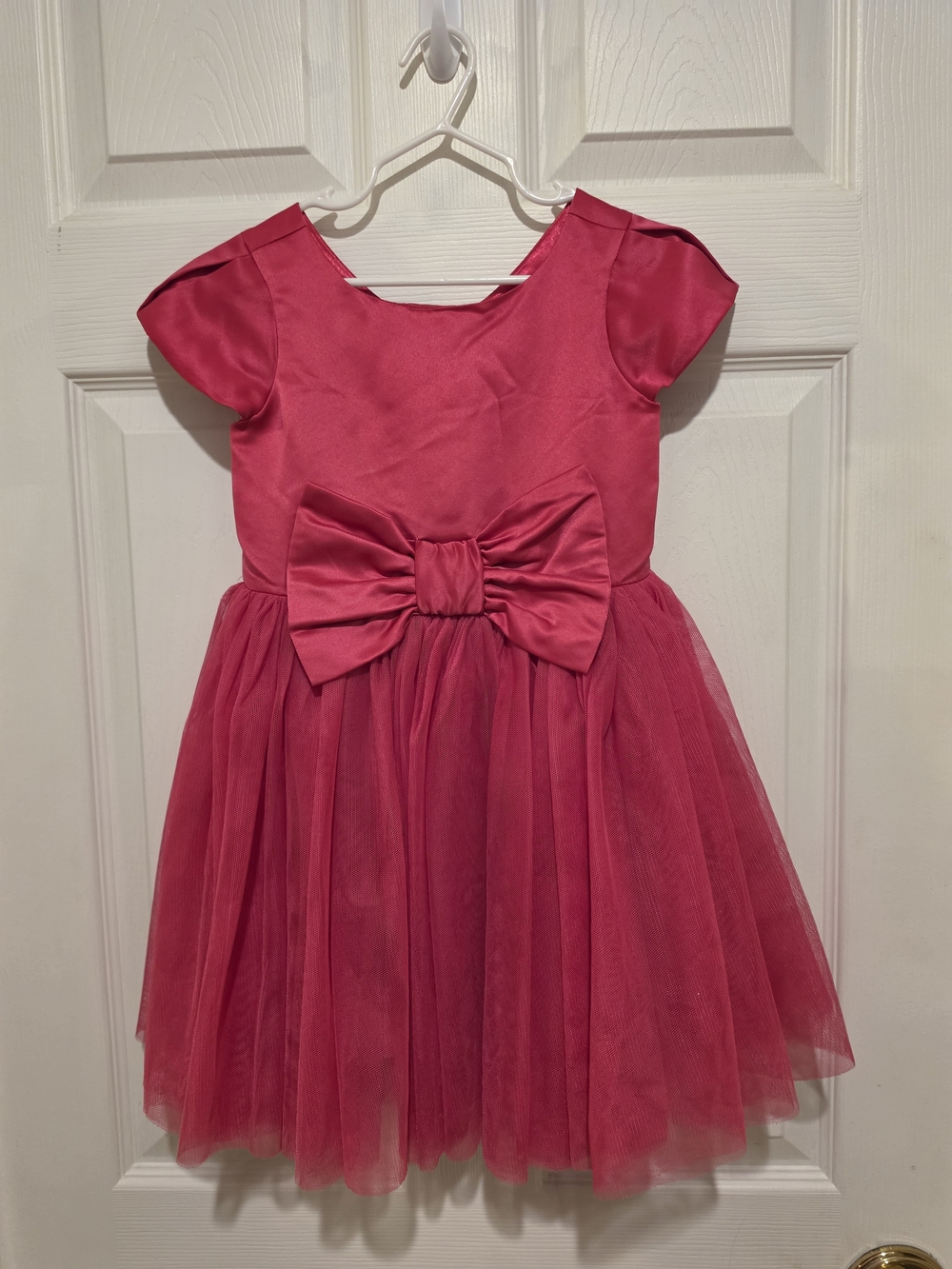 Gymboree Hot Pink Tulle Bow Party Dress